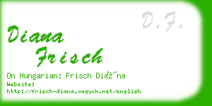 diana frisch business card